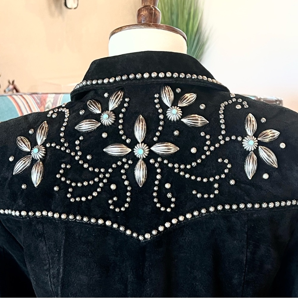 Rare Double D Ranch Suede Studded Jacket! Size S